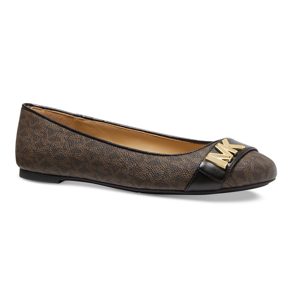 New MK Jilly Round Toe Ballet Flats shoes.